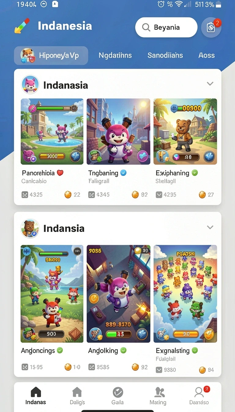 333v - Tampilan awal permainan yang menakjubkan.