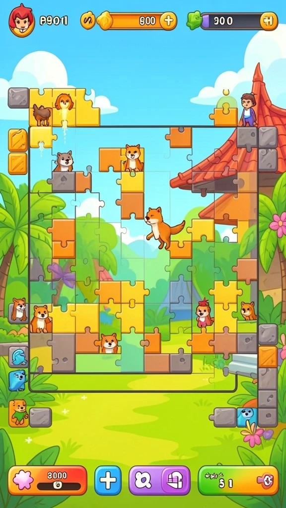 bosplay77 - Screenshot menunjukkan salah satu level menantang dalam permainan.