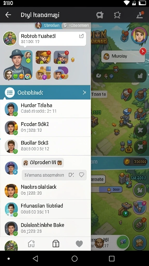 coo77 - Screenshot menunjukkan karakter utama menjelajahi hutan penuh misteri.