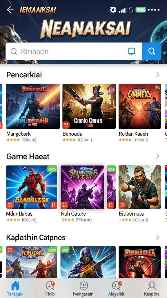 goldraja - Tampilan utama yang menarik untuk memulai permainan.
