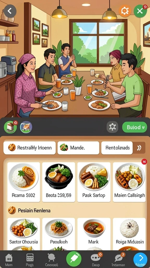 juara666 - Interaksi dengan pemain lain dalam komunitas.