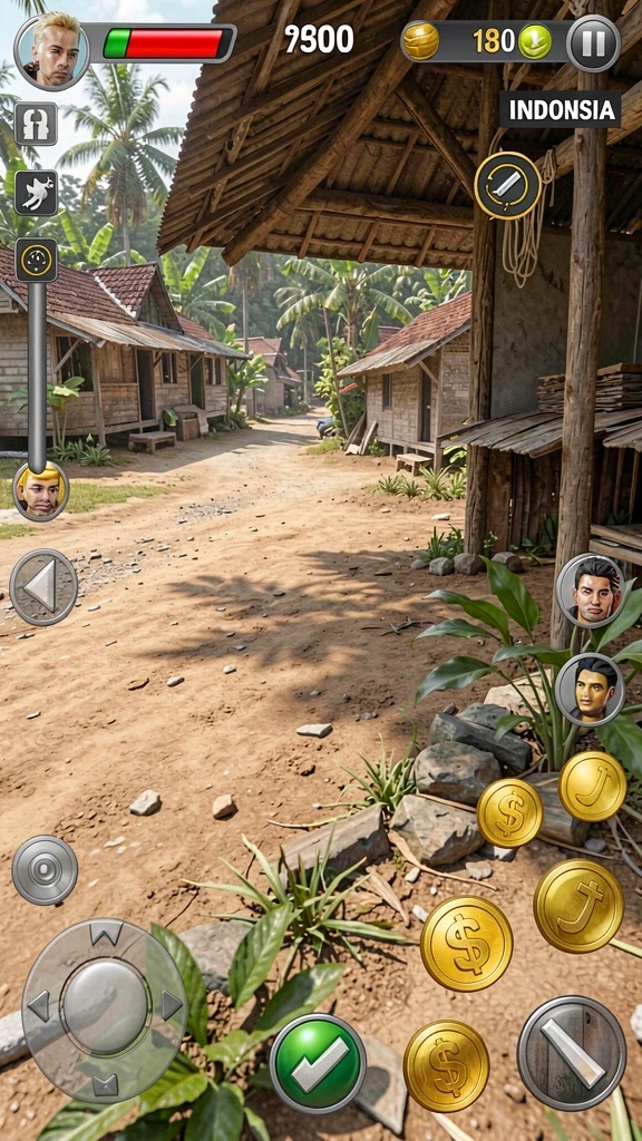 zk6 - Tangkapan layar memperlihatkan level yang penuh tantangan.